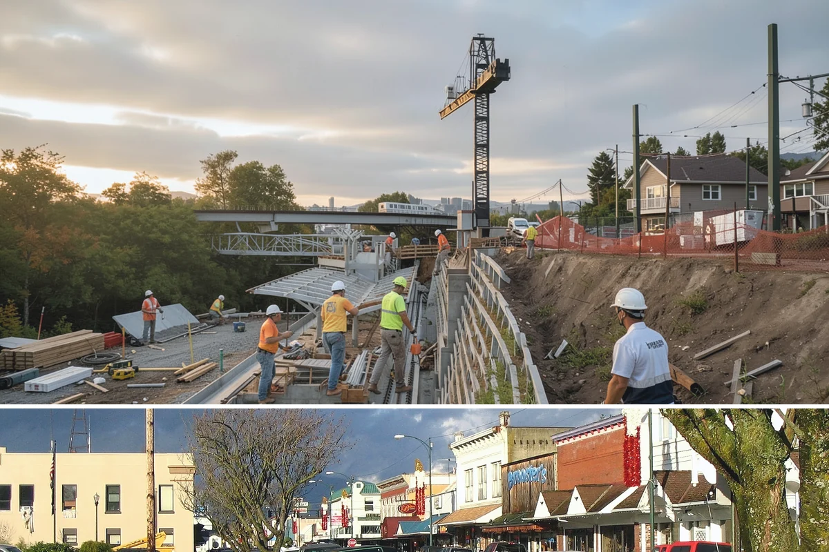 Chain Link Fence Installation in Arlington, Snohomish County, WA - Installing in drier months lets post footings cure before saturated ground shifts.