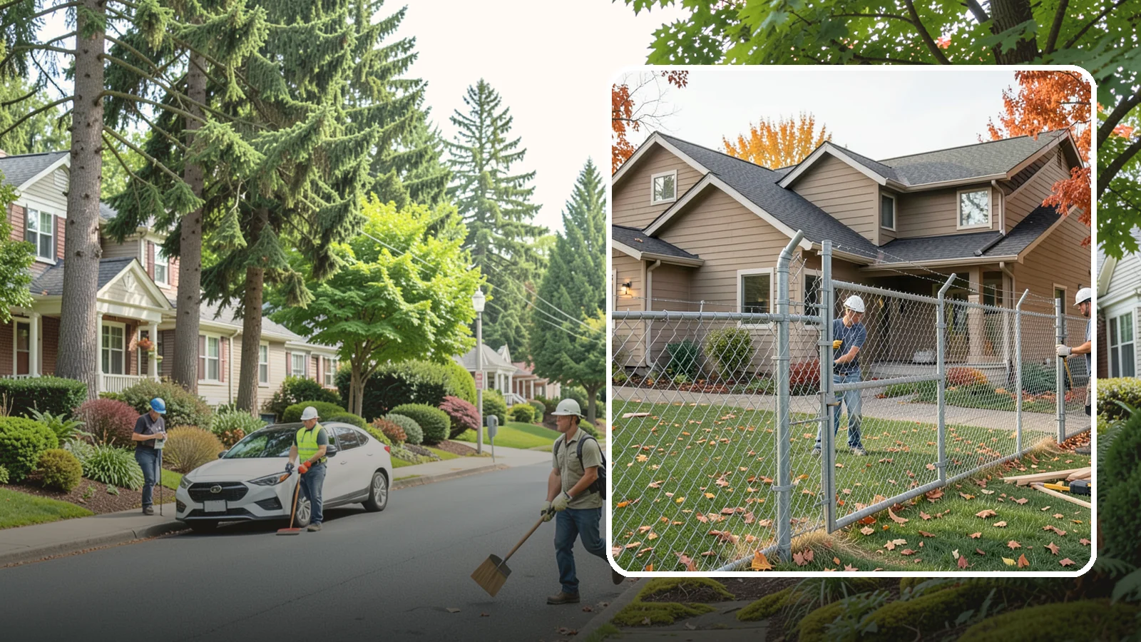 Chain Link Fence Installation in Beaux Arts Village, King County, WA - A durable, cost-effective chain link fence that secures yards, pets, and property with minimal upkeep.