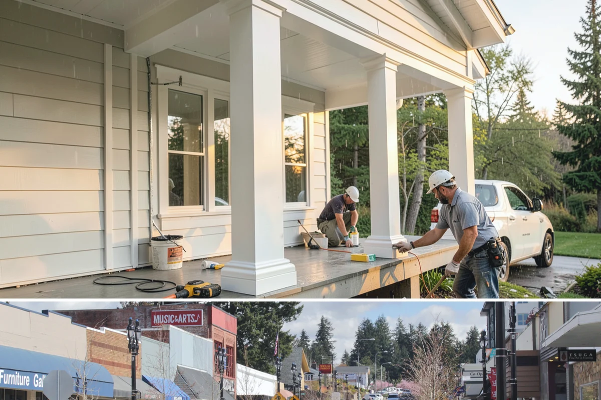 Chain Link Fence Installation in Bothell, King County, WA - Installing in drier months lets post footings cure before saturated ground shifts.