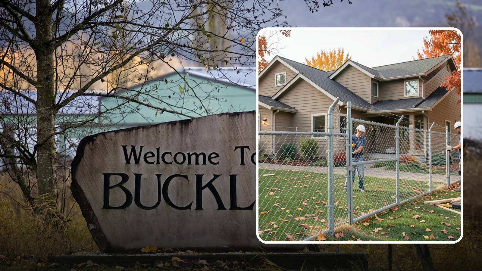 Chain Link Fence Installation in Buckley, Pierce County, WA - A durable, cost-effective chain link fence that secures yards, pets, and property with minimal upkeep.