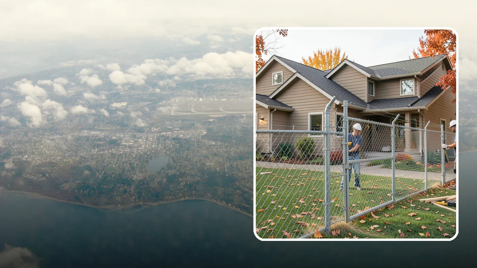 Chain Link Fence Installation in Burien, King County, WA - A durable, cost-effective chain link fence that secures yards, pets, and property with minimal upkeep.