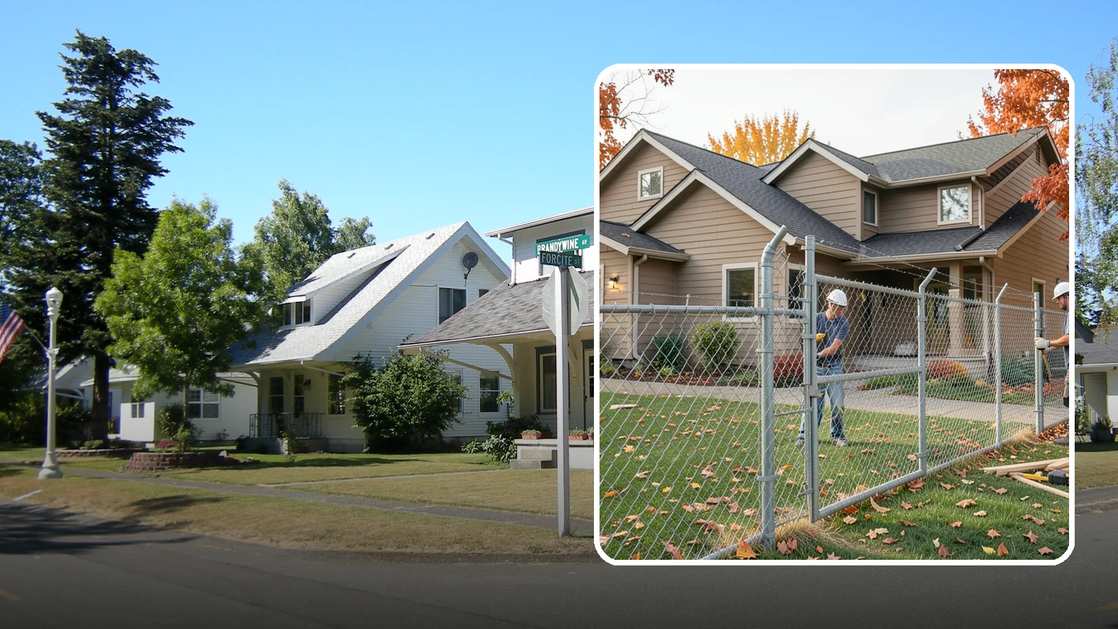 Chain Link Fence Installation in DuPont, Pierce County, WA - A durable, cost-effective chain link fence that secures yards, pets, and property with minimal upkeep.
