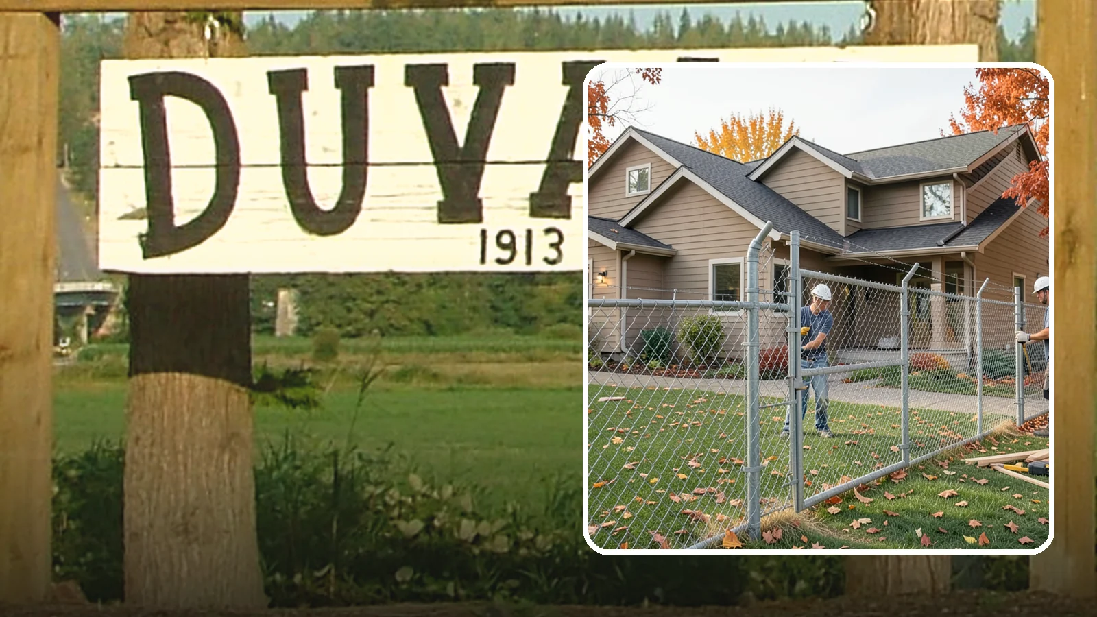 Chain Link Fence Installation in Duvall, King County, WA - A durable, cost-effective chain link fence that secures yards, pets, and property with minimal upkeep.