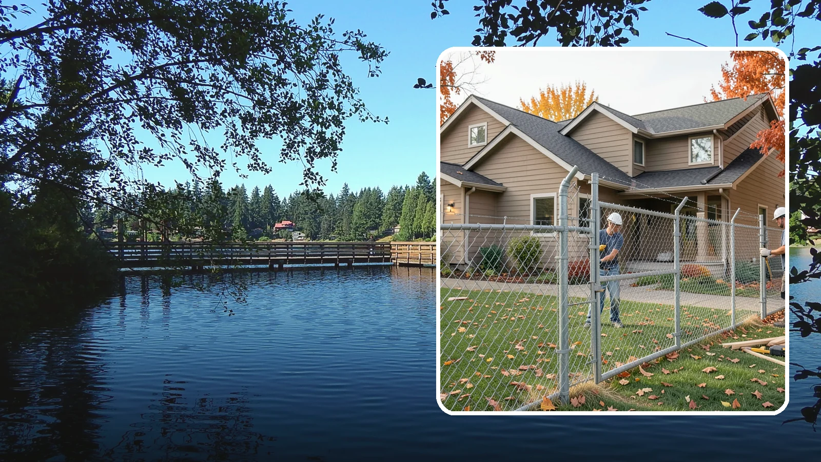 Chain Link Fence Installation in Federal Way, King County, WA - A durable, cost-effective chain link fence that secures yards, pets, and property with minimal upkeep.