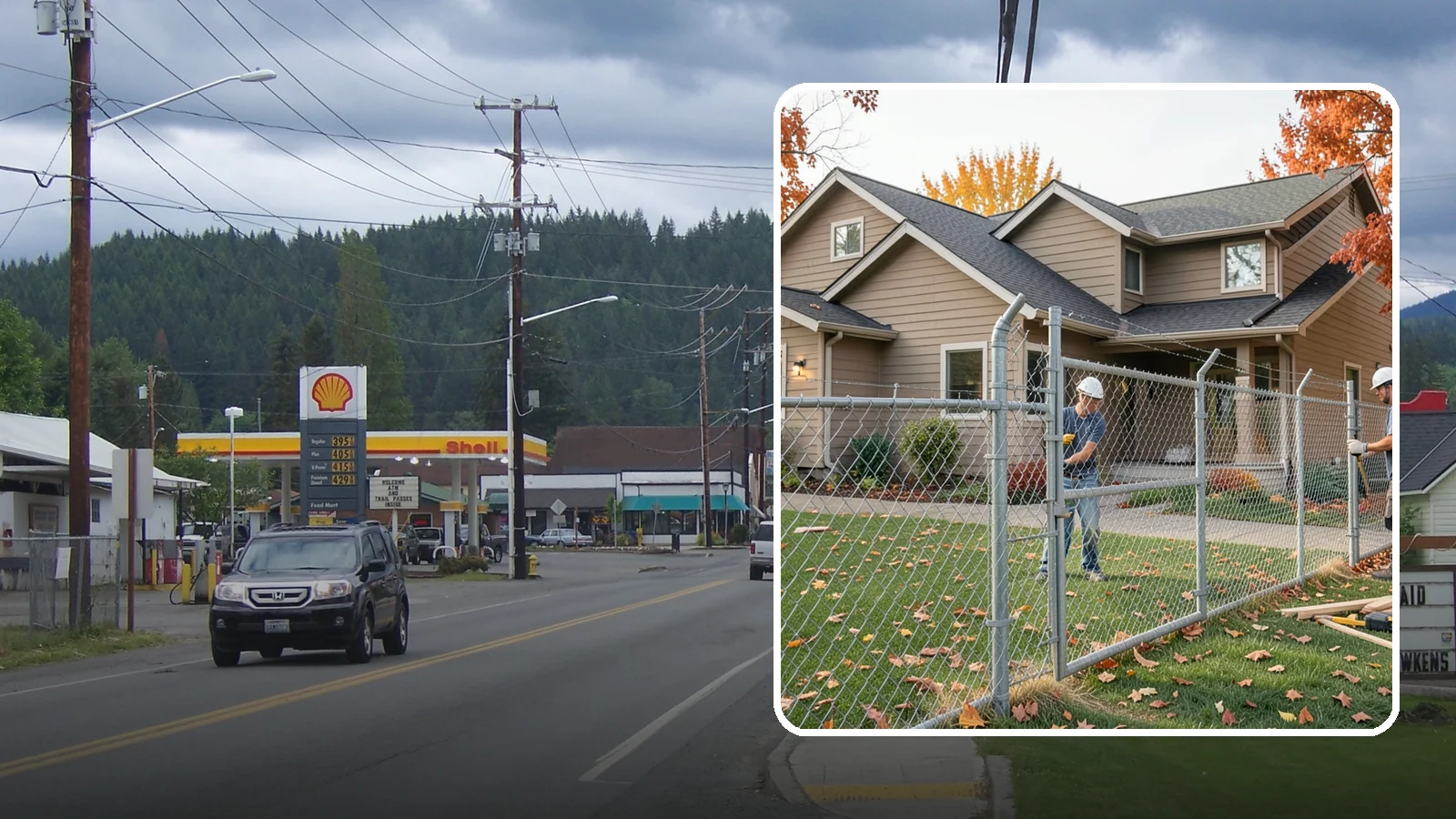 Chain Link Fence Installation in Granite Falls, Snohomish County, WA - A durable, cost-effective chain link fence that secures yards, pets, and property with minimal upkeep.