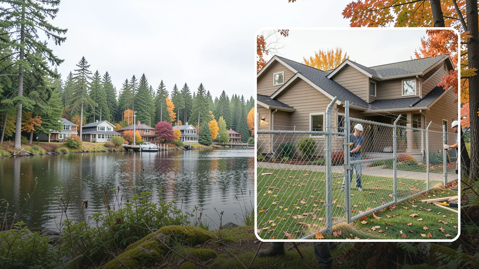 Chain Link Fence Installation in La Conner, Skagit County, WA - A durable, cost-effective chain link fence that secures yards, pets, and property with minimal upkeep.