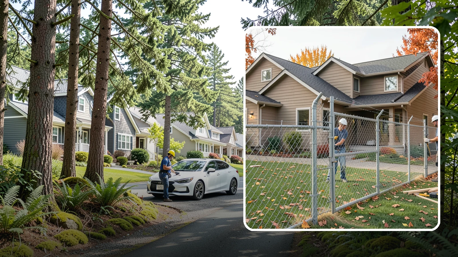 Chain Link Fence Installation in Normandy Park, King County, WA - A durable, cost-effective chain link fence that secures yards, pets, and property with minimal upkeep.