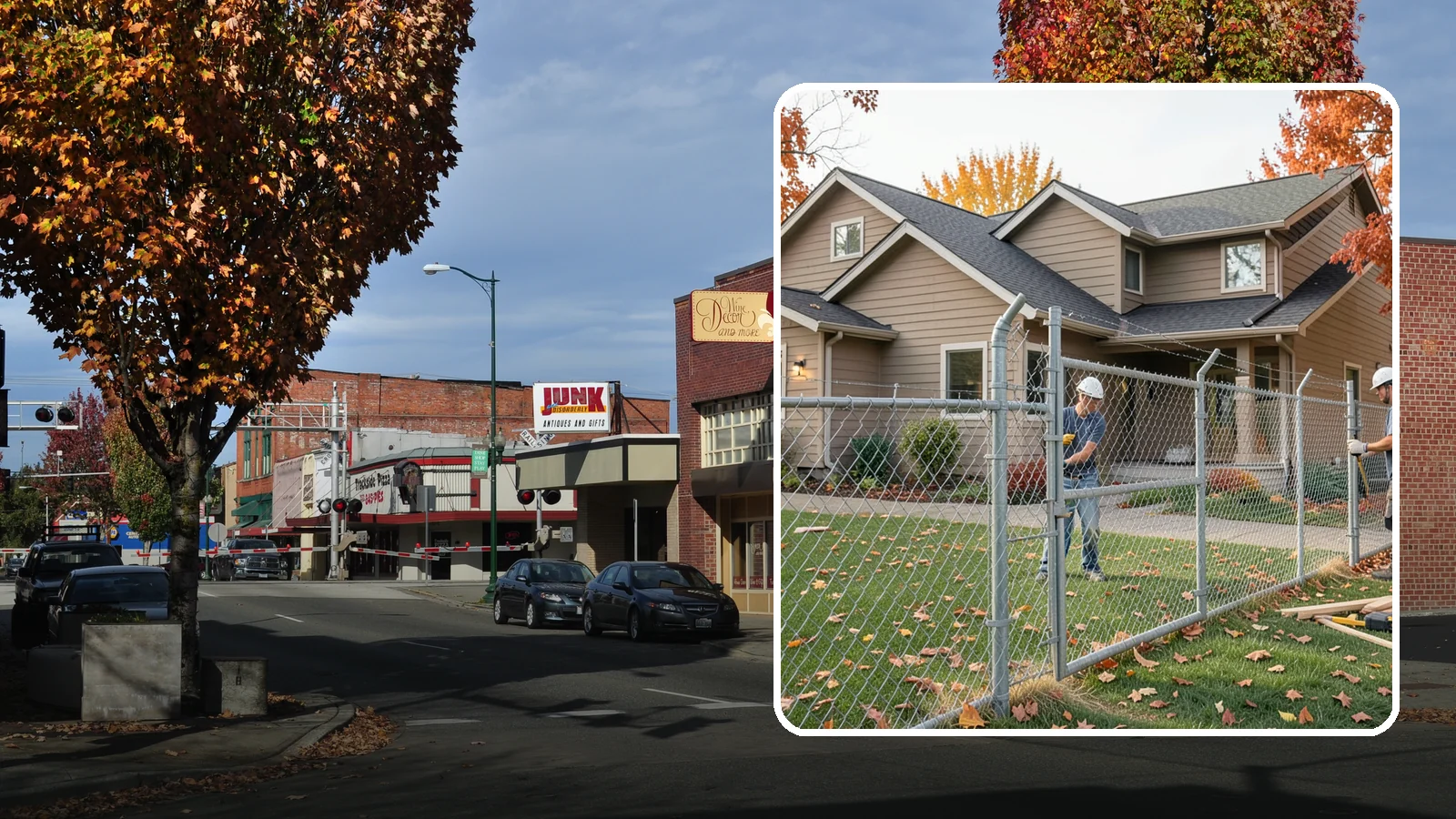 Chain Link Fence Installation in Puyallup, Pierce County, WA - A durable, cost-effective chain link fence that secures yards, pets, and property with minimal upkeep.