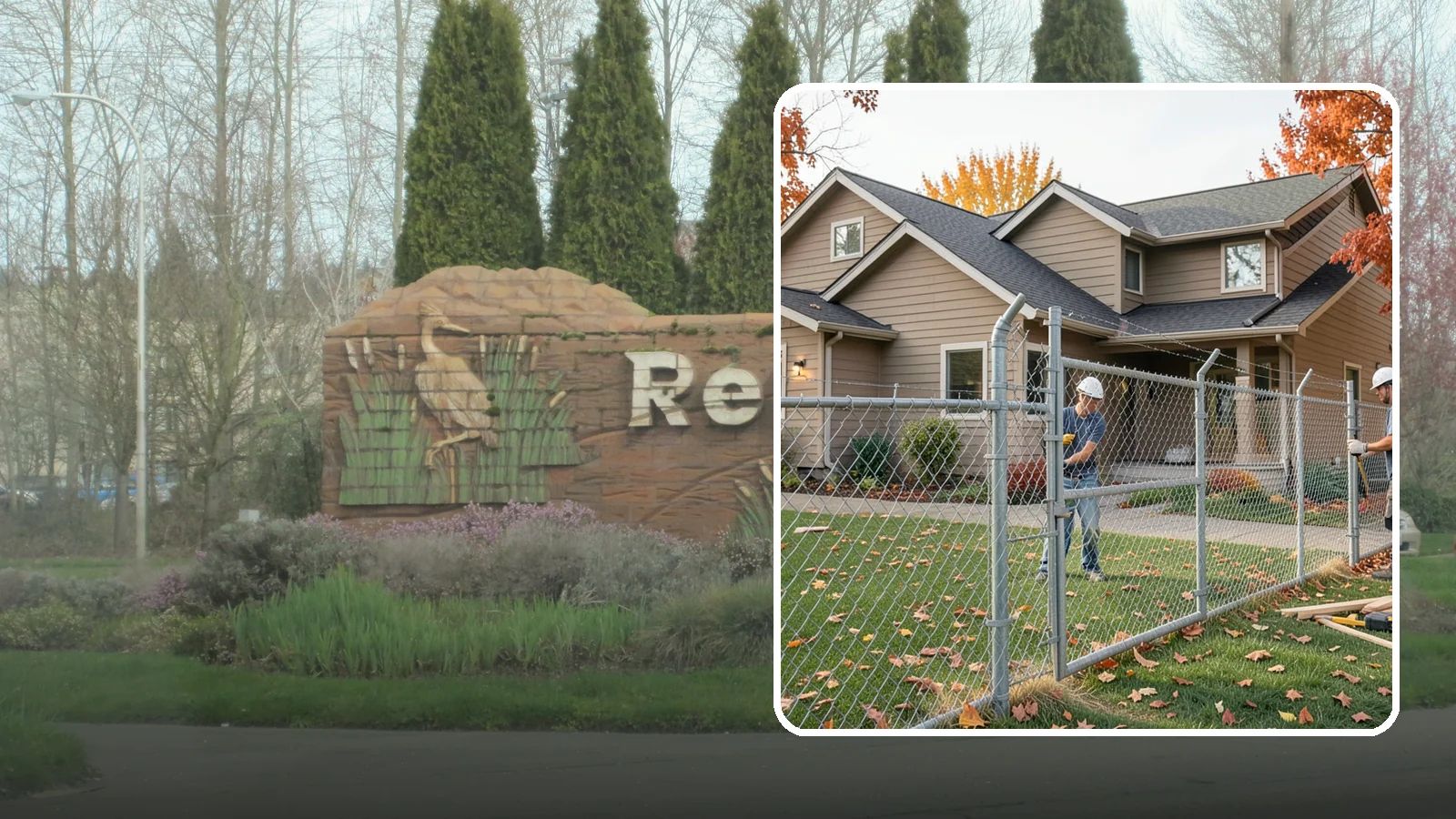 Chain Link Fence Installation in Renton, King County, WA - A durable, cost-effective chain link fence that secures yards, pets, and property with minimal upkeep.