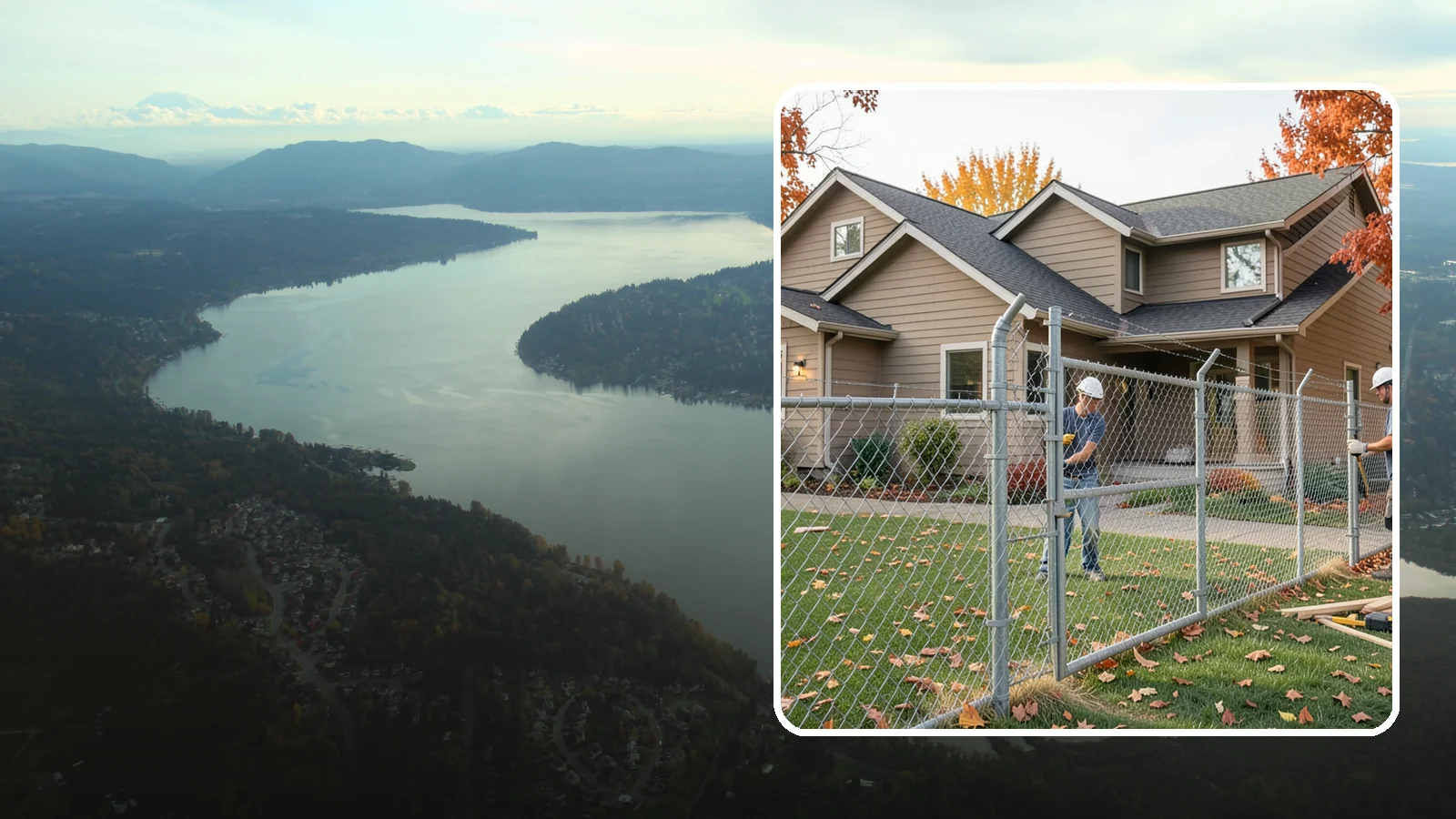 Chain Link Fence Installation in Sammamish, King County, WA - A durable, cost-effective chain link fence that secures yards, pets, and property with minimal upkeep.