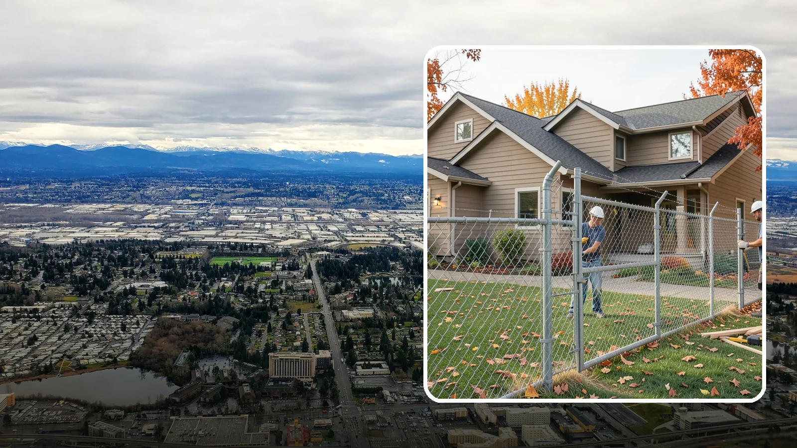 Chain Link Fence Installation in SeaTac, King County, WA - A durable, cost-effective chain link fence that secures yards, pets, and property with minimal upkeep.