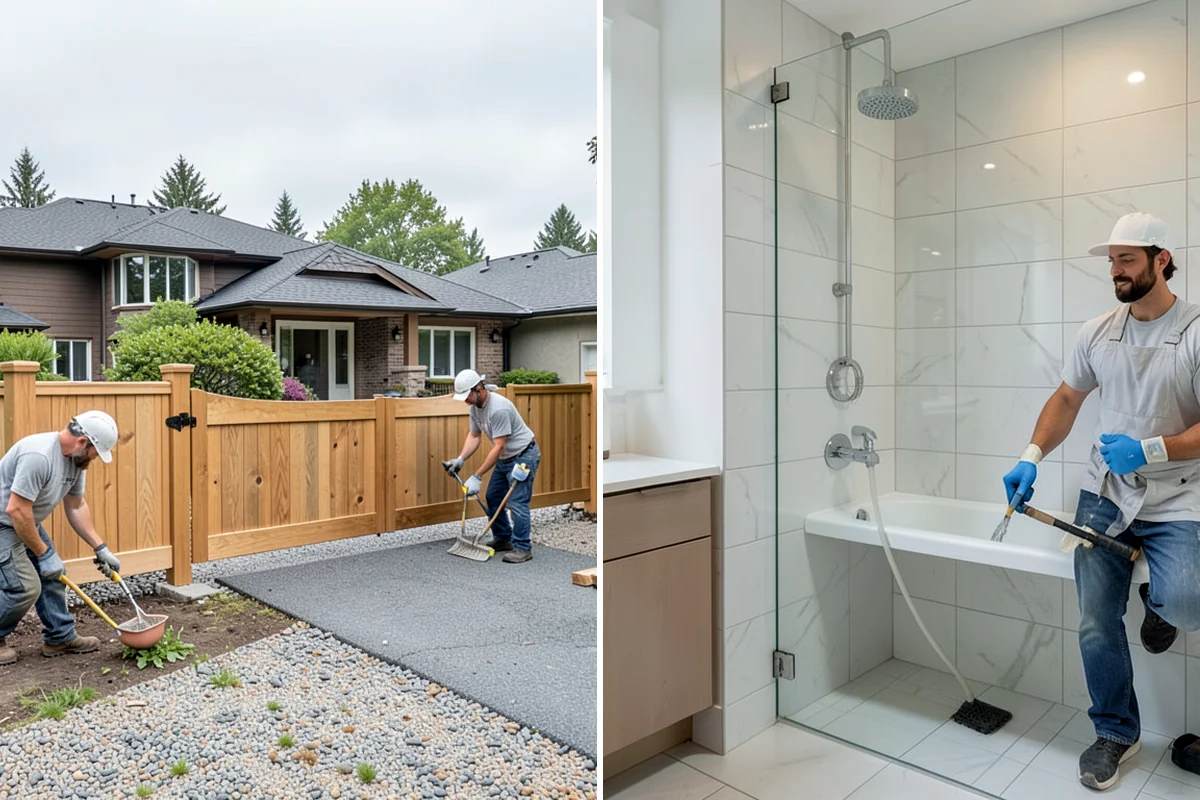 Chain Link Fence Installation in SeaTac, King County, WA - Set the layout and confirm boundaries