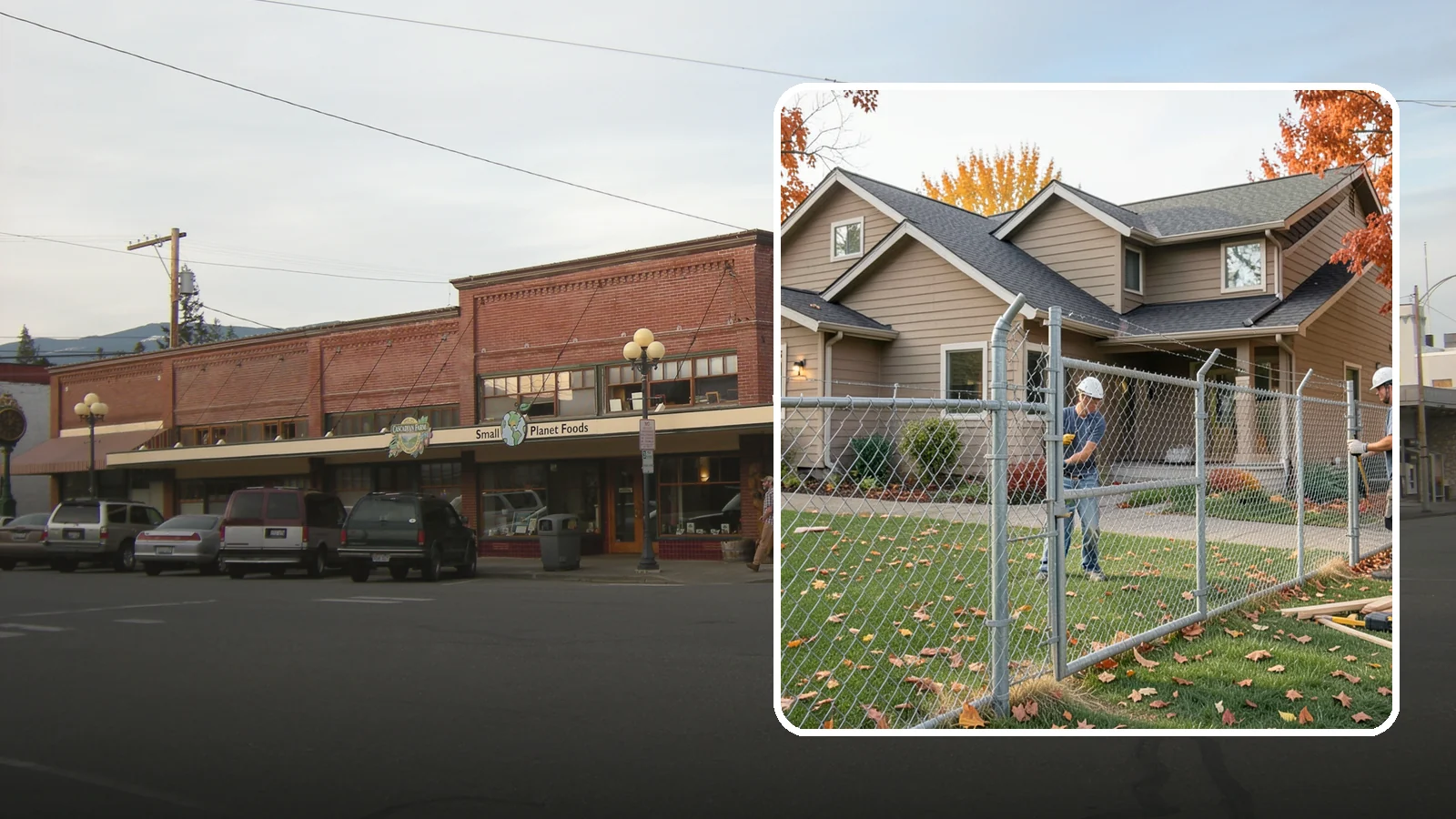 Chain Link Fence Installation in Sedro-Woolley, Skagit County, WA - A durable, cost-effective chain link fence that secures yards, pets, and property with minimal upkeep.