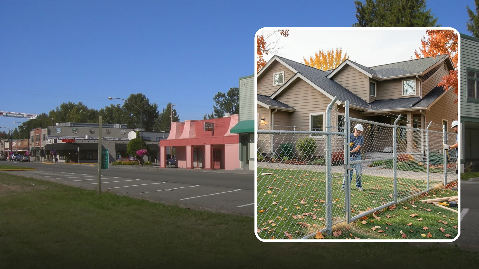 Chain Link Fence Installation in Snoqualmie, King County, WA - A durable, cost-effective chain link fence that secures yards, pets, and property with minimal upkeep.