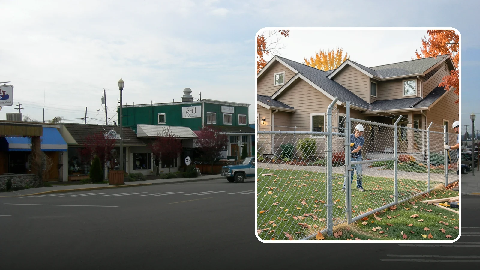 Chain Link Fence Installation in Stanwood, Snohomish County, WA - A durable, cost-effective chain link fence that secures yards, pets, and property with minimal upkeep.