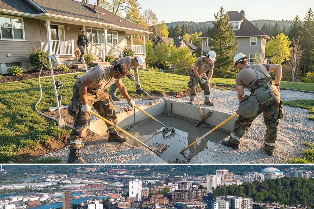 Chain Link Fence Installation in Tacoma, Pierce County, WA - Installing in drier months lets post footings cure before saturated ground shifts.