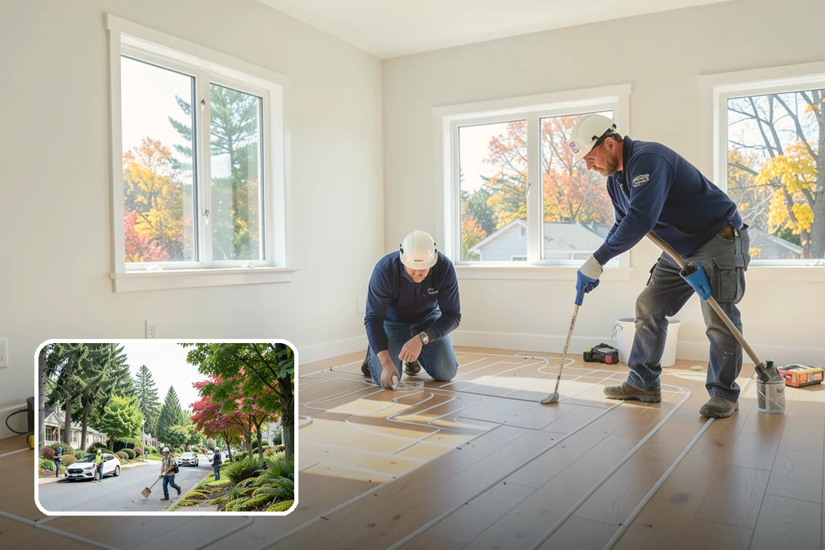 Chair Rail Installation in Beaux Arts Village, King County, WA - Level, continuous lines around the full room