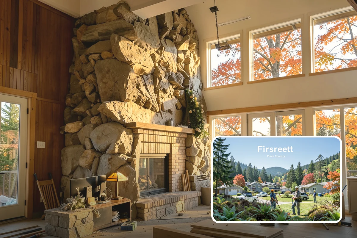 Chair Rail Installation in Fircrest, Pierce County, WA - Level, continuous lines around the full room