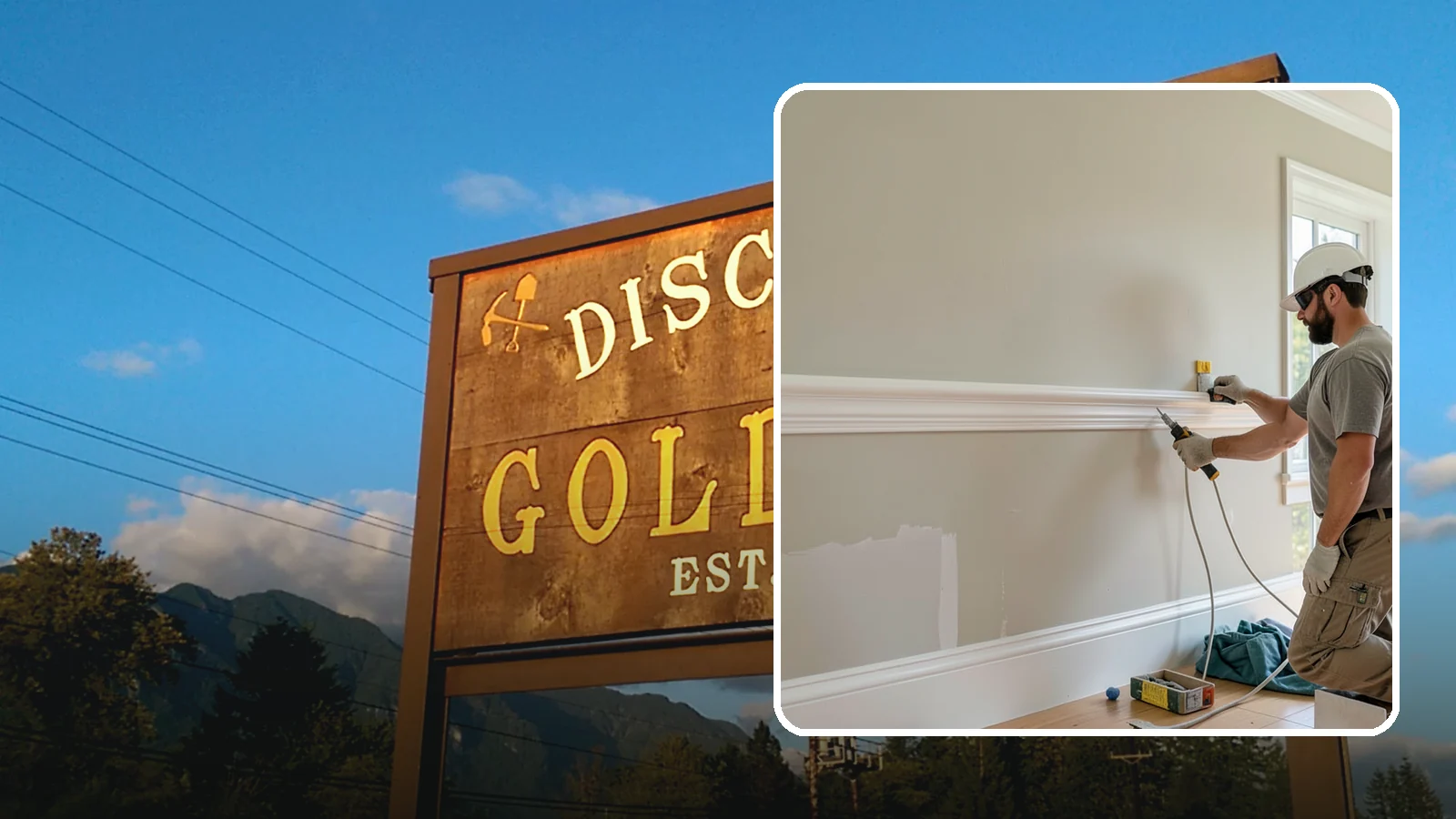 Chair Rail Installation in Gold Bar, Snohomish County, WA - Classic chair rail installation that adds a refined horizontal accent and protects walls at chair height.