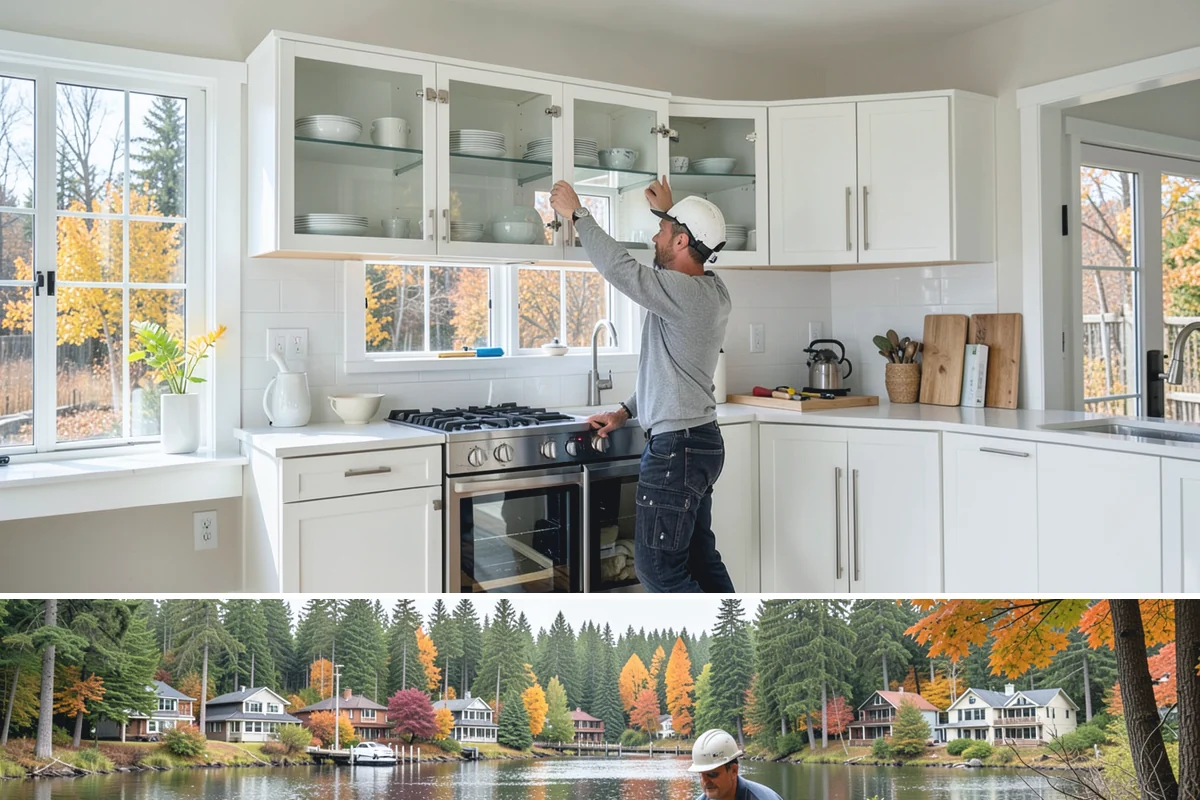 Chair Rail Installation in La Conner, Skagit County, WA - Chair rail is an indoor accent that installs comfortably in any weather, ideal for brightening rooms during the gray PNW winter.