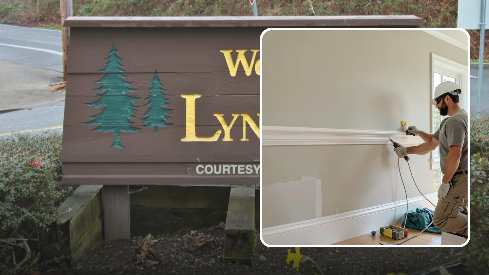 Chair Rail Installation in Lynnwood, Snohomish County, WA - Classic chair rail installation that adds a refined horizontal accent and protects walls at chair height.