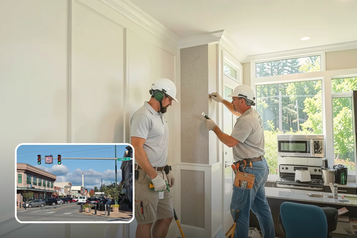 Chair Rail Installation in Monroe, Snohomish County, WA - Level, continuous lines around the full room
