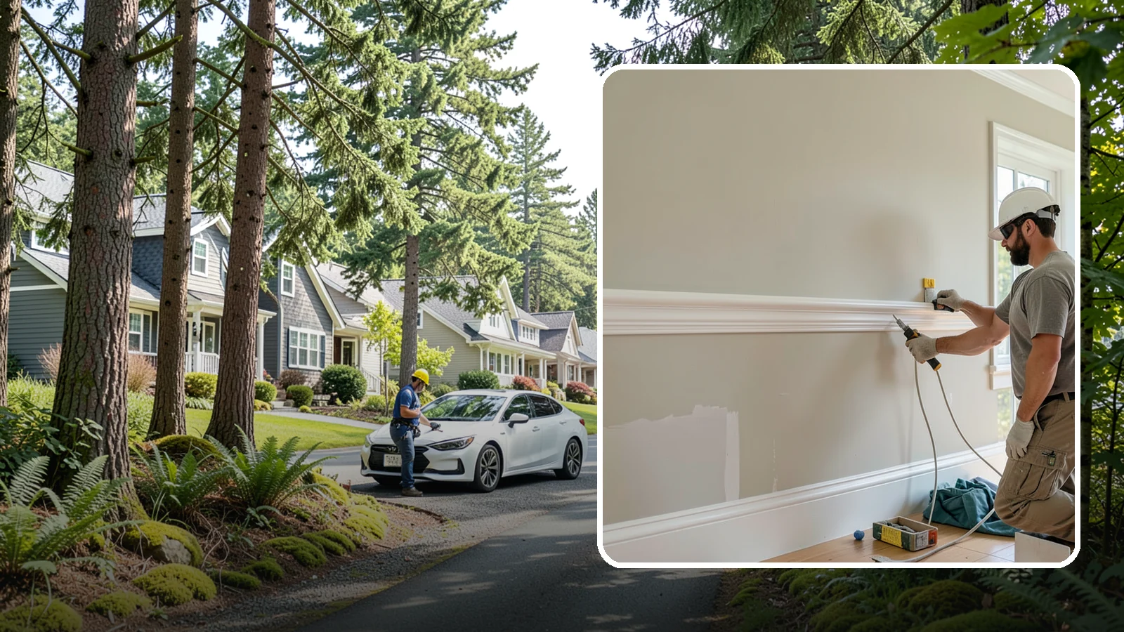 Chair Rail Installation in Normandy Park, King County, WA - Classic chair rail installation that adds a refined horizontal accent and protects walls at chair height.