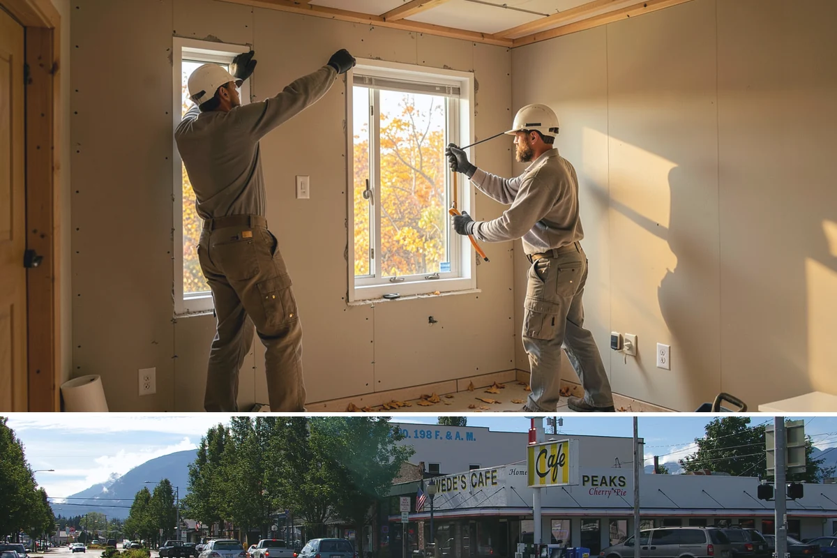 Chair Rail Installation in North Bend, King County, WA - Chair rail is an indoor accent that installs comfortably in any weather, ideal for brightening rooms during the gray PNW winter.