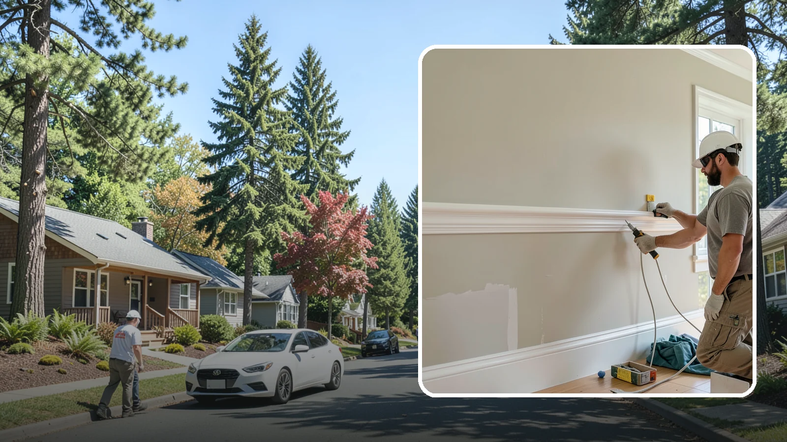 Chair Rail Installation in Orting, Pierce County, WA - Classic chair rail installation that adds a refined horizontal accent and protects walls at chair height.