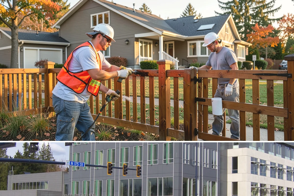 Chair Rail Installation in Shoreline, King County, WA - Chair rail is an indoor accent that installs comfortably in any weather, ideal for brightening rooms during the gray PNW winter.