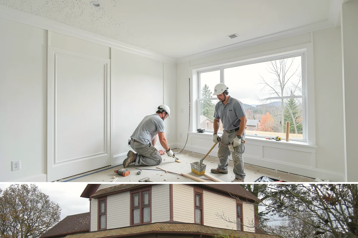 Chair Rail Installation in Sumner, Pierce County, WA - Chair rail is an indoor accent that installs comfortably in any weather, ideal for brightening rooms during the gray PNW winter.