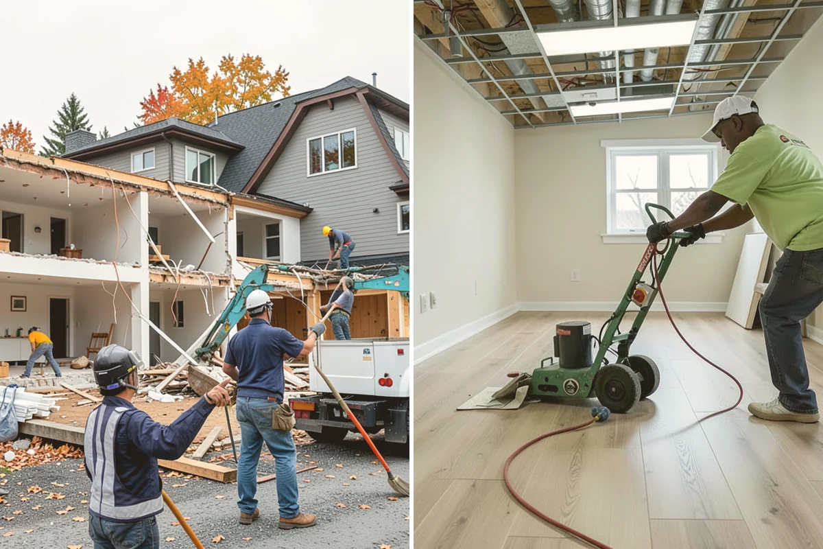 Chimney Construction in Algona, King County, WA - Design flue sizing, clearances, and footing