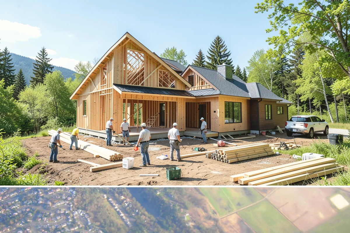 Chimney Construction in Algona, King County, WA - Chimney masonry cures best in dry weather, so summer and early fall are the preferred build windows.