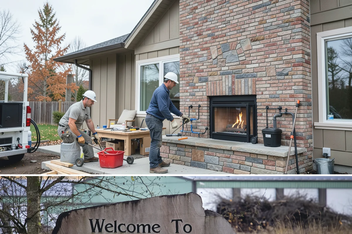 Chimney Construction in Buckley, Pierce County, WA - Chimney masonry cures best in dry weather, so summer and early fall are the preferred build windows.
