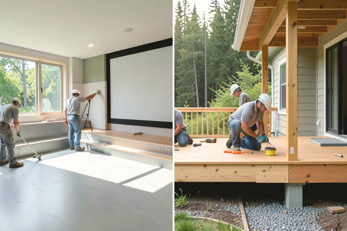 Chimney Construction in Covington, King County, WA - Design flue sizing, clearances, and footing