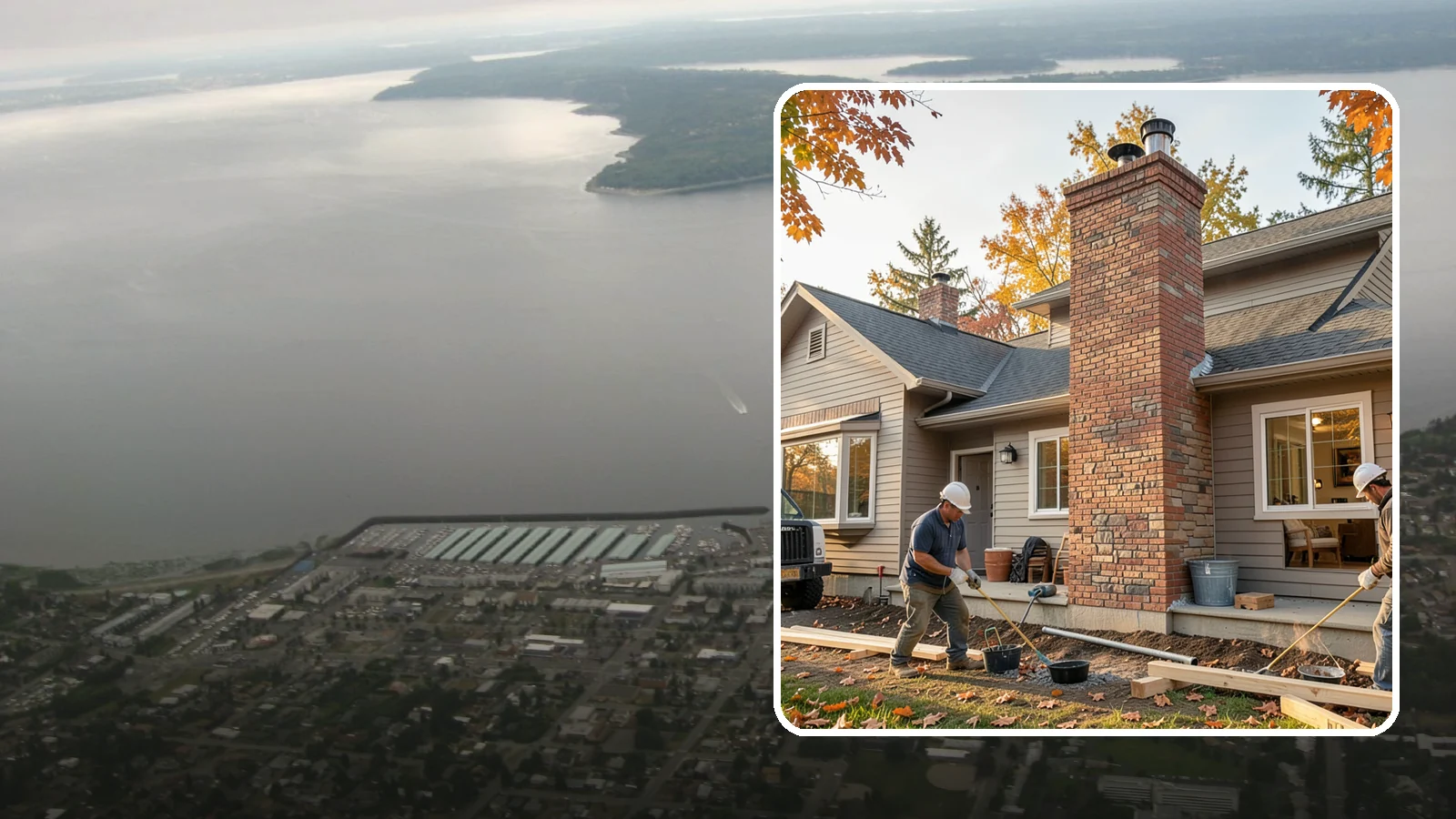 Chimney Construction in Des Moines, King County, WA - Code-compliant chimney construction built to draft properly and shed Northwest rain for the long haul.