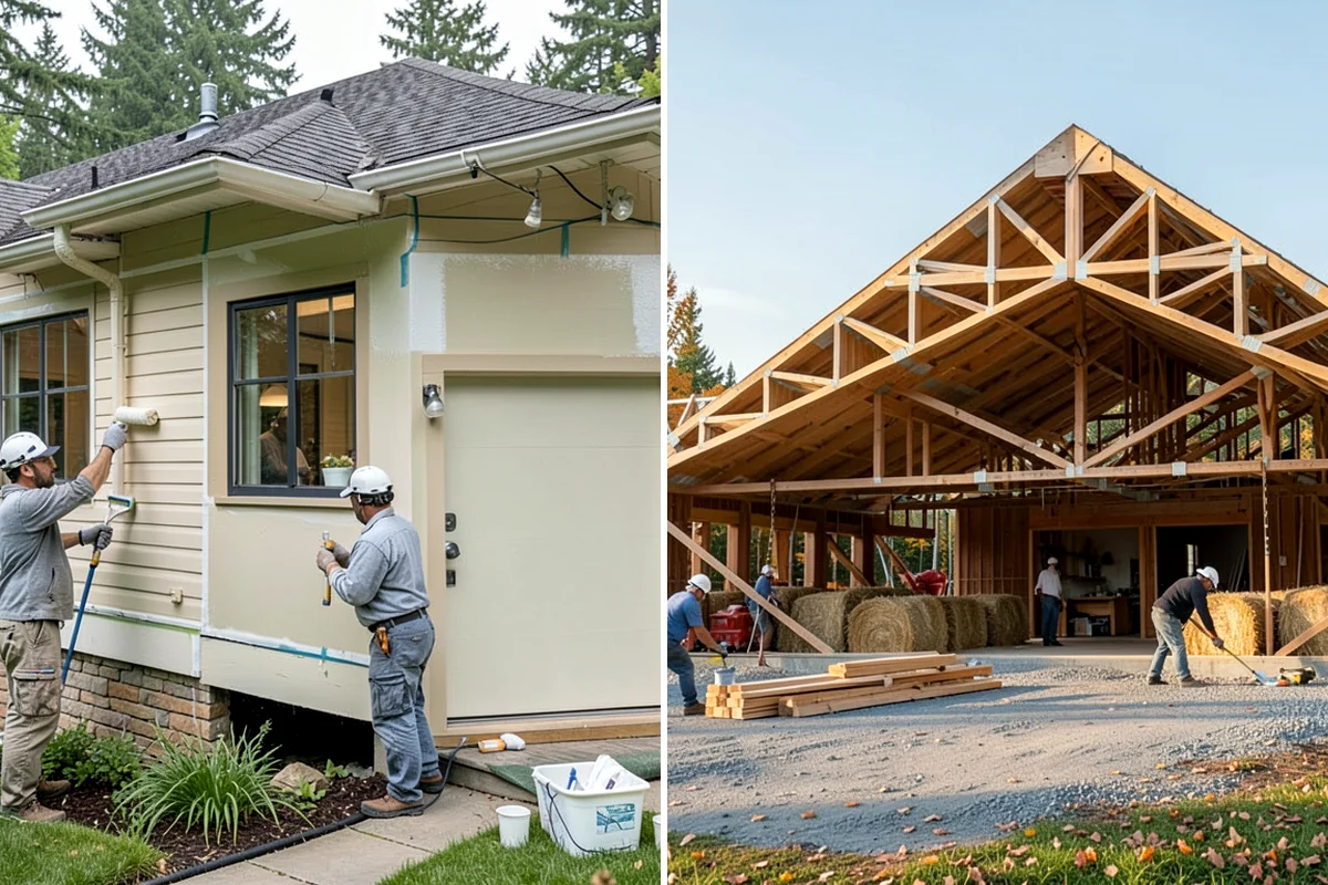Chimney Construction in DuPont, Pierce County, WA - Design flue sizing, clearances, and footing