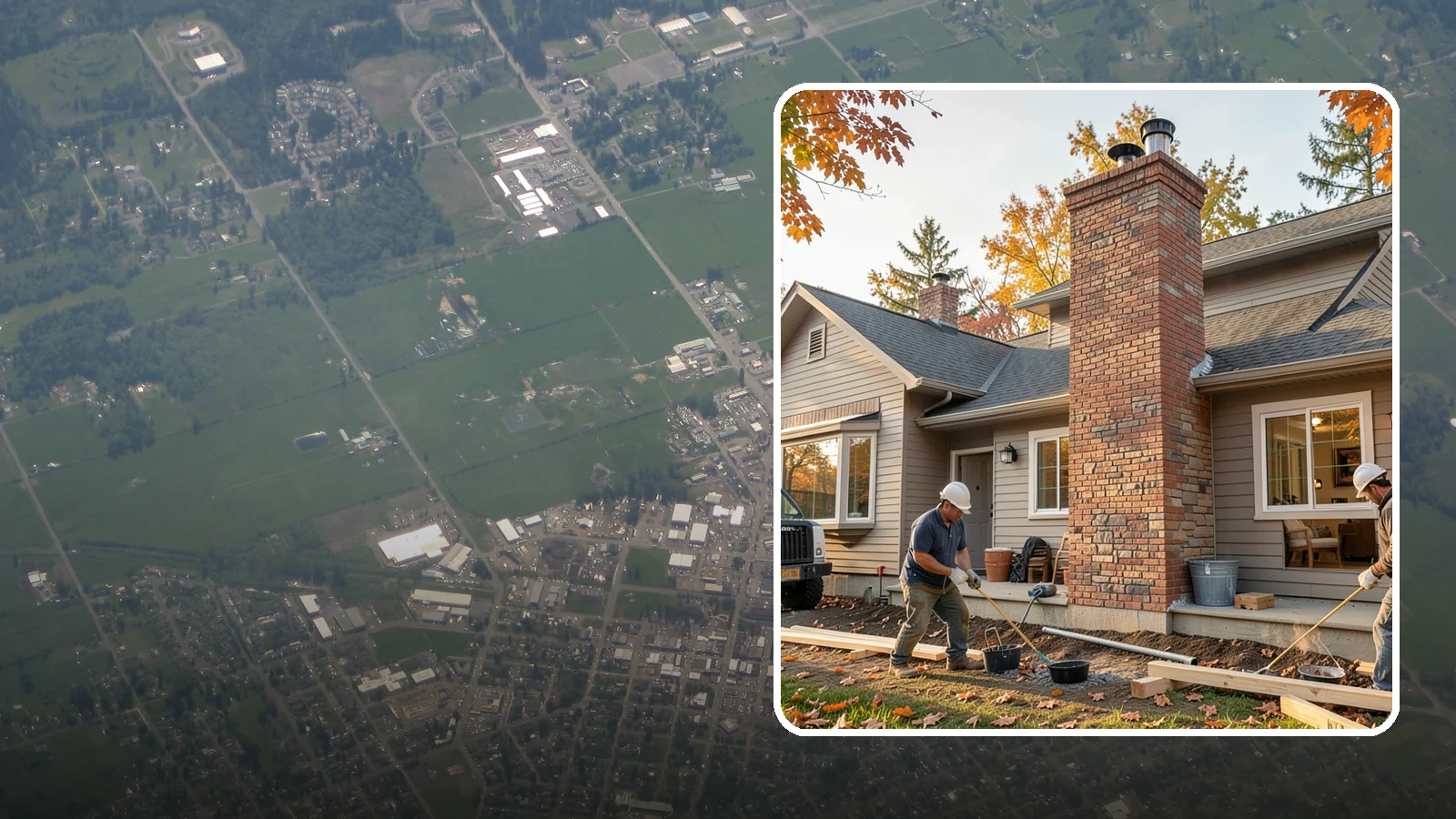 Chimney Construction in Enumclaw, King County, WA - Code-compliant chimney construction built to draft properly and shed Northwest rain for the long haul.