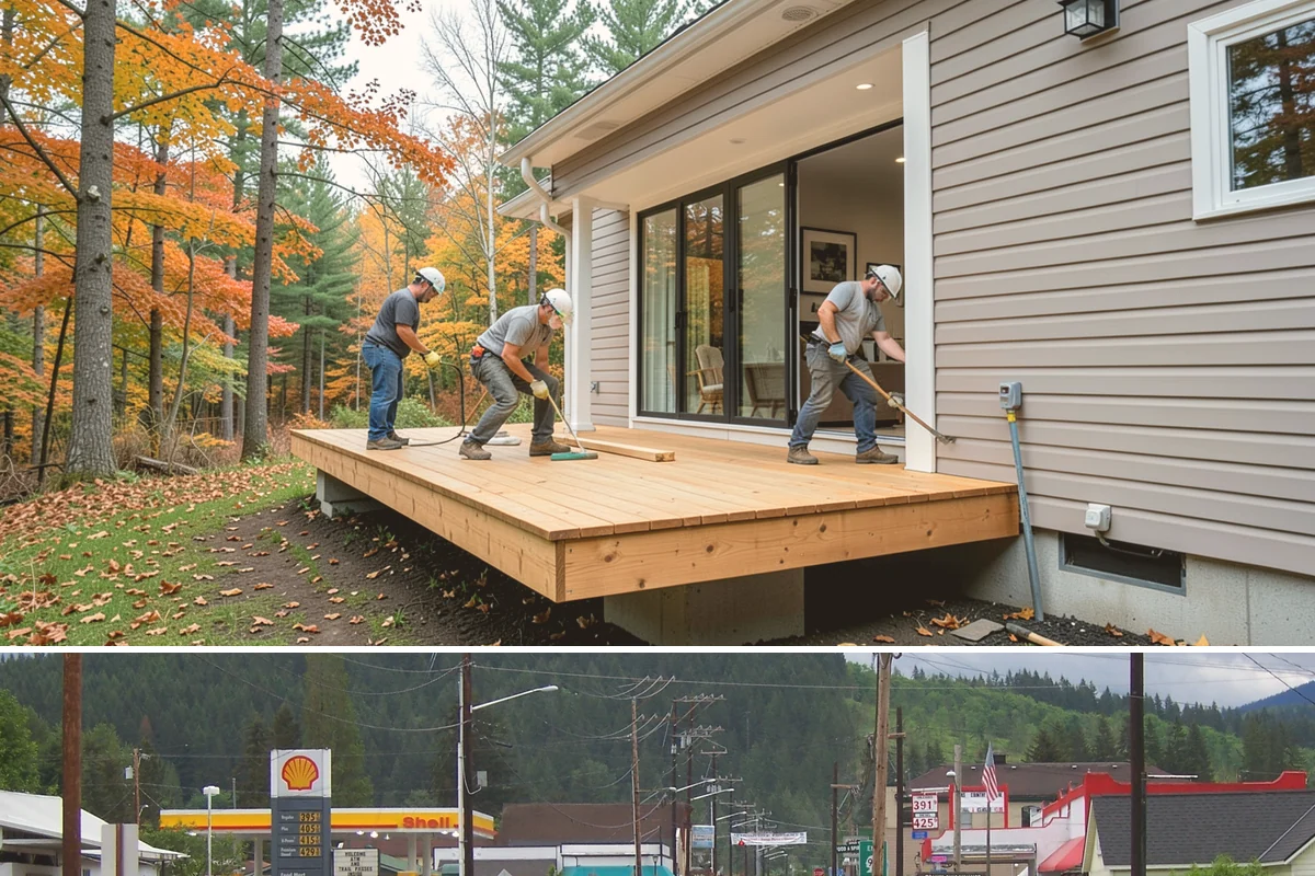 Chimney Construction in Granite Falls, Snohomish County, WA - Chimney masonry cures best in dry weather, so summer and early fall are the preferred build windows.