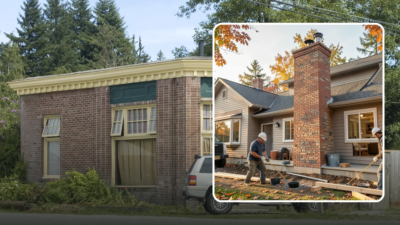 Chimney Construction in Hamilton, Skagit County, WA - Code-compliant chimney construction built to draft properly and shed Northwest rain for the long haul.