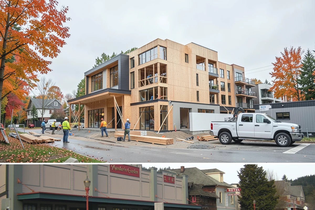 Chimney Construction in Issaquah, King County, WA - Chimney masonry cures best in dry weather, so summer and early fall are the preferred build windows.