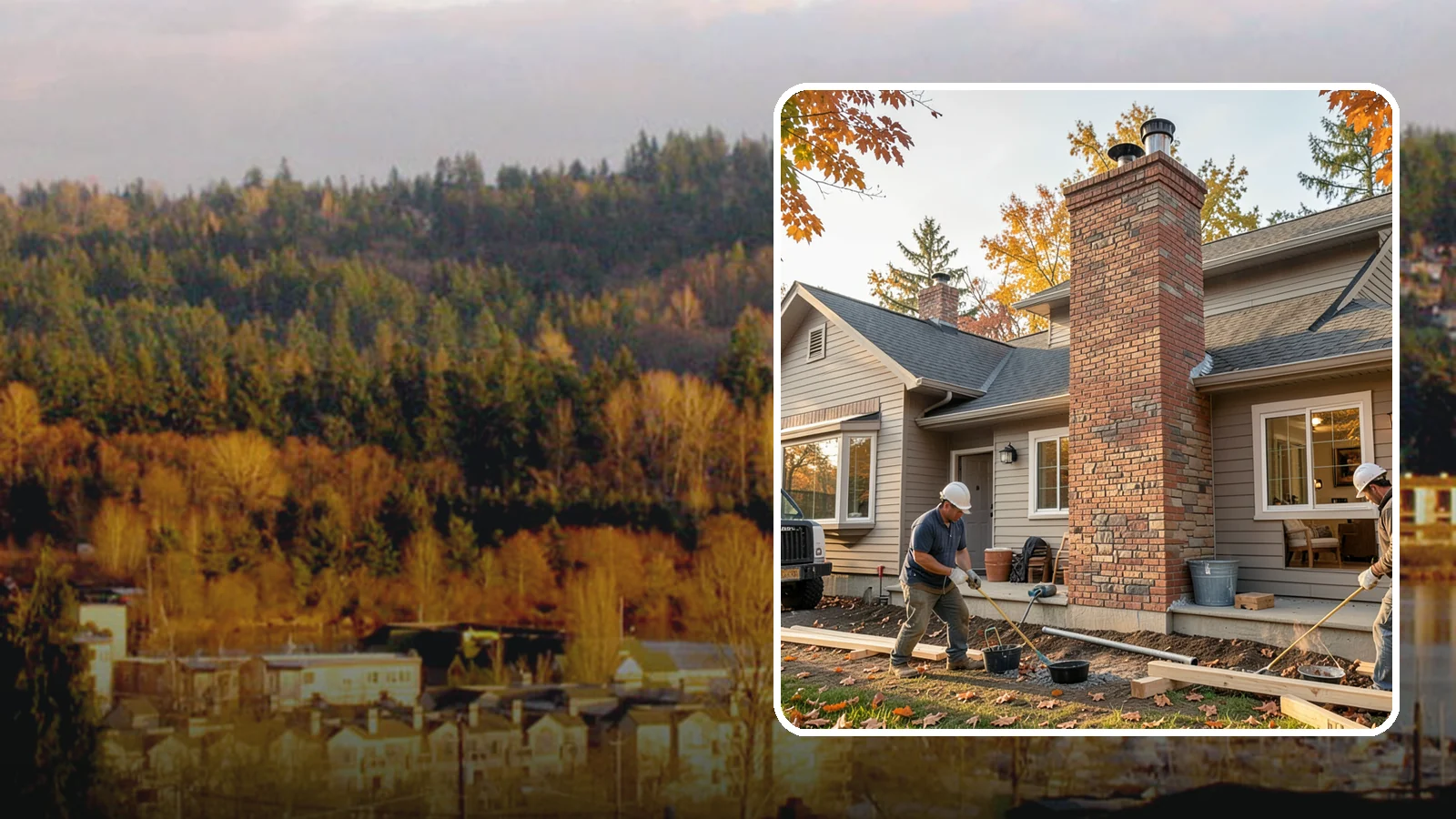 Chimney Construction in Kenmore, King County, WA - Code-compliant chimney construction built to draft properly and shed Northwest rain for the long haul.