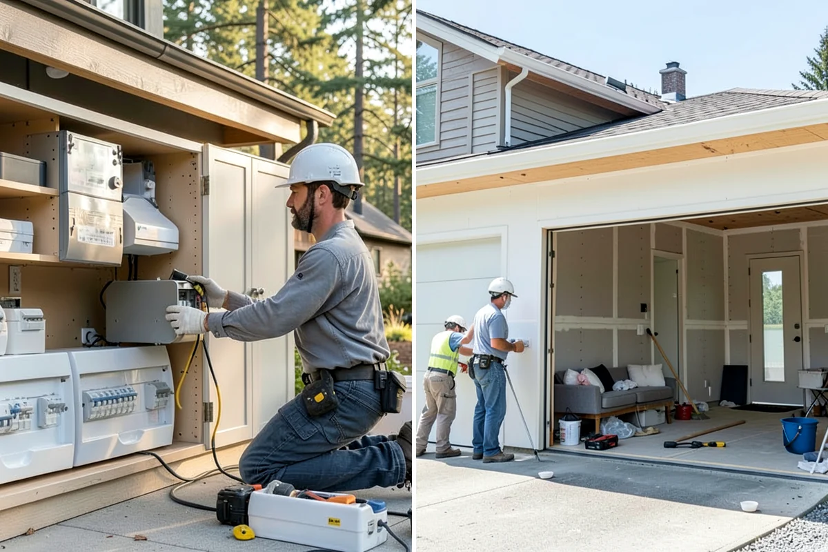 Chimney Construction in Kenmore, King County, WA - Design flue sizing, clearances, and footing