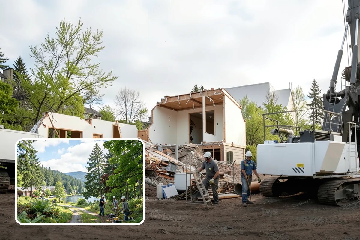 Chimney Construction in Lake Forest Park, King County, WA - Built to fire and building code