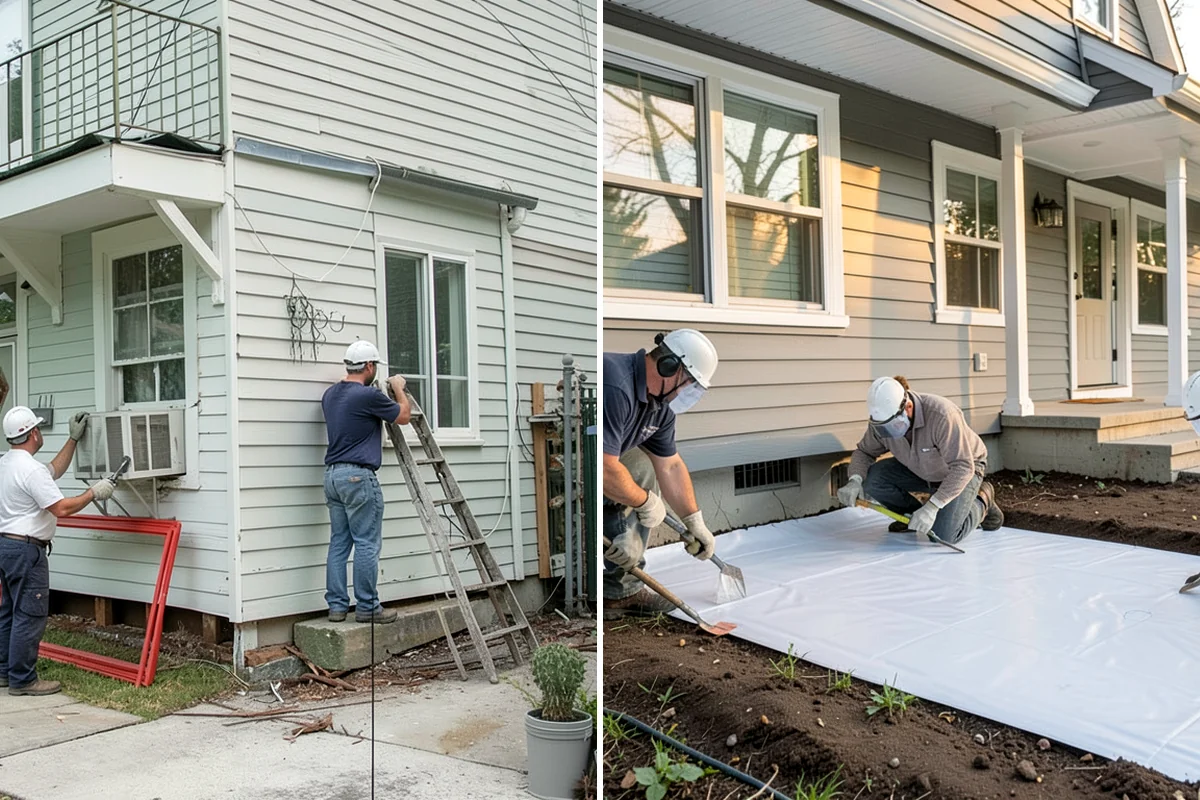 Chimney Construction in Maple Valley, King County, WA - Design flue sizing, clearances, and footing