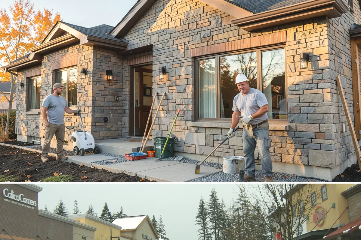 Chimney Construction in Mill Creek, Snohomish County, WA - Chimney masonry cures best in dry weather, so summer and early fall are the preferred build windows.