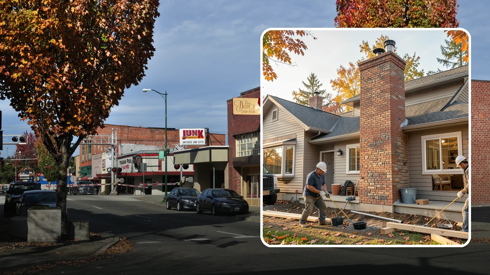 Chimney Construction in Puyallup, Pierce County, WA - Code-compliant chimney construction built to draft properly and shed Northwest rain for the long haul.