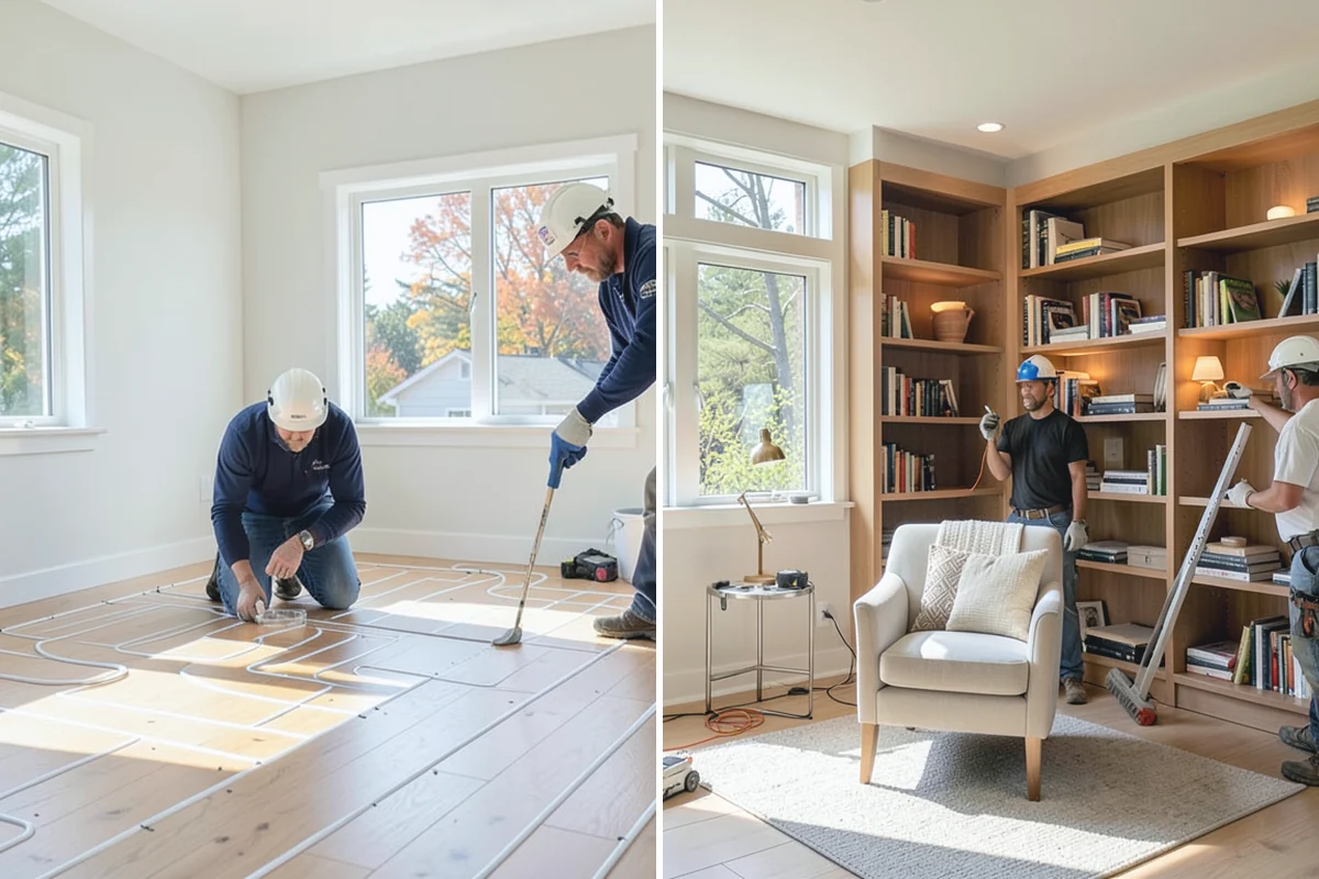 Chimney Construction in Redmond, King County, WA - Design flue sizing, clearances, and footing
