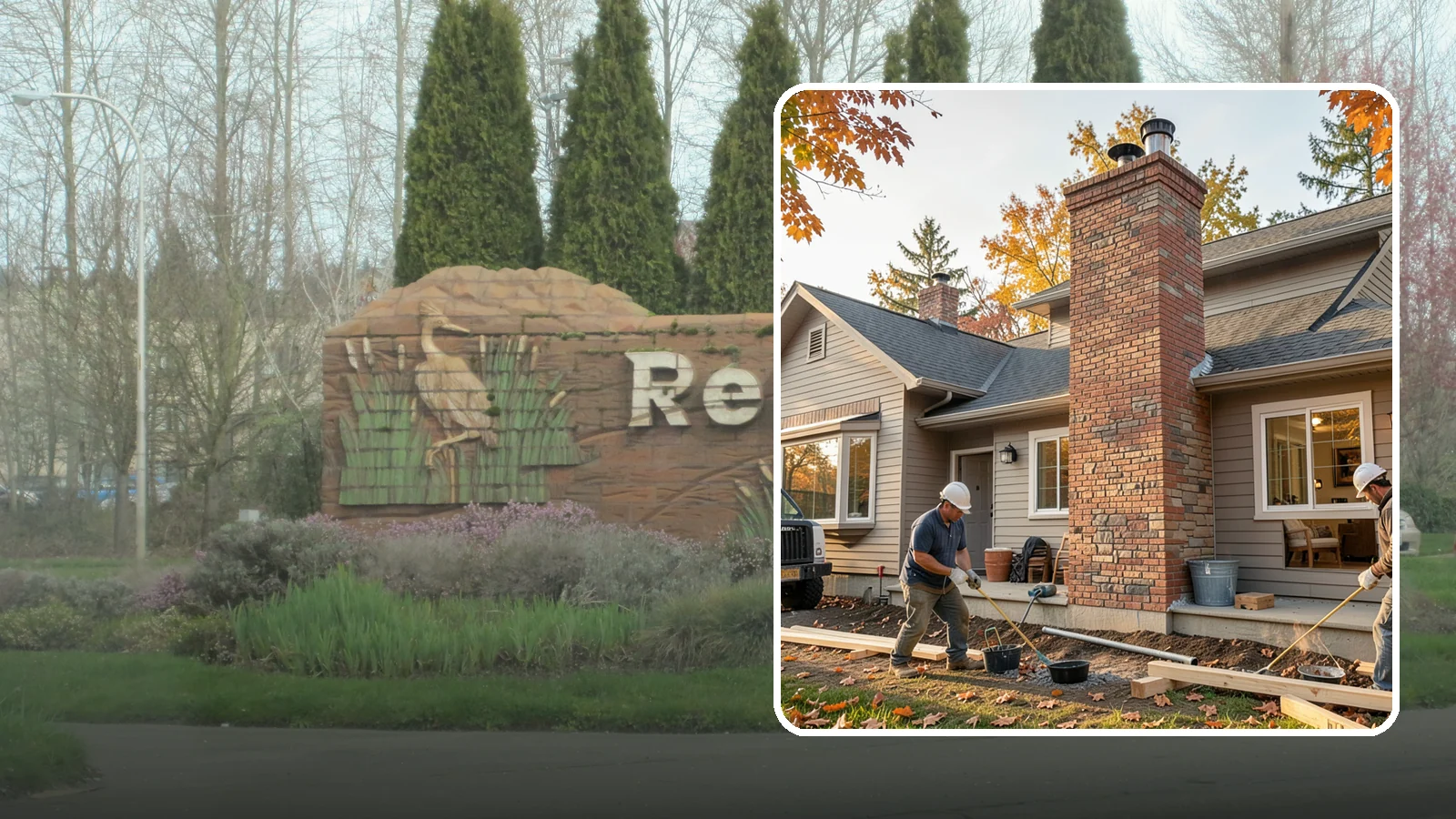 Chimney Construction in Renton, King County, WA - Code-compliant chimney construction built to draft properly and shed Northwest rain for the long haul.