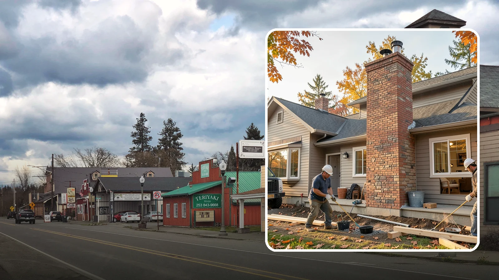 Chimney Construction in Roy, Pierce County, WA - Code-compliant chimney construction built to draft properly and shed Northwest rain for the long haul.